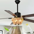 thumbnail image 2 of Bella Depot 52" Farmhouse Style Ceiling Fan with Light and Remote 6-Speed Reversible Fan, 2 of 18