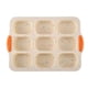 thumbnail image 1 of Molde de silicona para hornear pan, 9 rejillas, antiadherente, ligero y apto para uso alimentario., 1 of 1