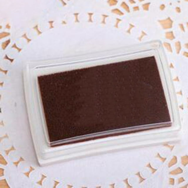 BUYISI Ink Stamp Pad For Diy Craft And Rubber Stamps Scrapbooking Paper Decoration Coffee
