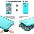 thumbnail image 3 of iPhone 6 Waterproof Case [Fingerprint ID Compatible] Slim Full Body Protection Cover for Apple iPhone 6 / 6s (4.7") - Ocean Blue, 3 of 7