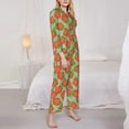 thumbnail image 3 of Sikiie Hand Drawn Strawberry Women's Long-Sleeve Shirt and Full-Length Bottom Pajama Set (s-xxl)-Large, 3 of 7