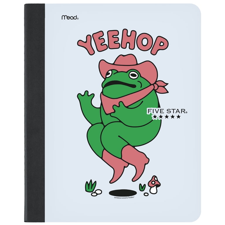 Five Star x Threadless Composition Book Plus Study App, College