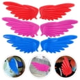 thumbnail image 1 of DEEPCRAFF 6pcs Roller Skate Wings Shoes Accessory Red Unique Design PVC, 1 of 6