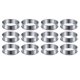 thumbnail image 2 of 24 Piezas Anillos de Tarta de Muffin Anillo de Tarta de Doble Rollo Anillos de Muffin de Acero Inoxidable Anillo Redondo, 2 of 5