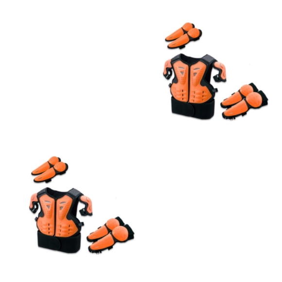 Wosthever Chico Armaduras de cuerpo completo Equipo de protección Traje Equipo de protección Chaleco Dirt Bike Esquí Codera Chaleco Niños Type1 NO1
