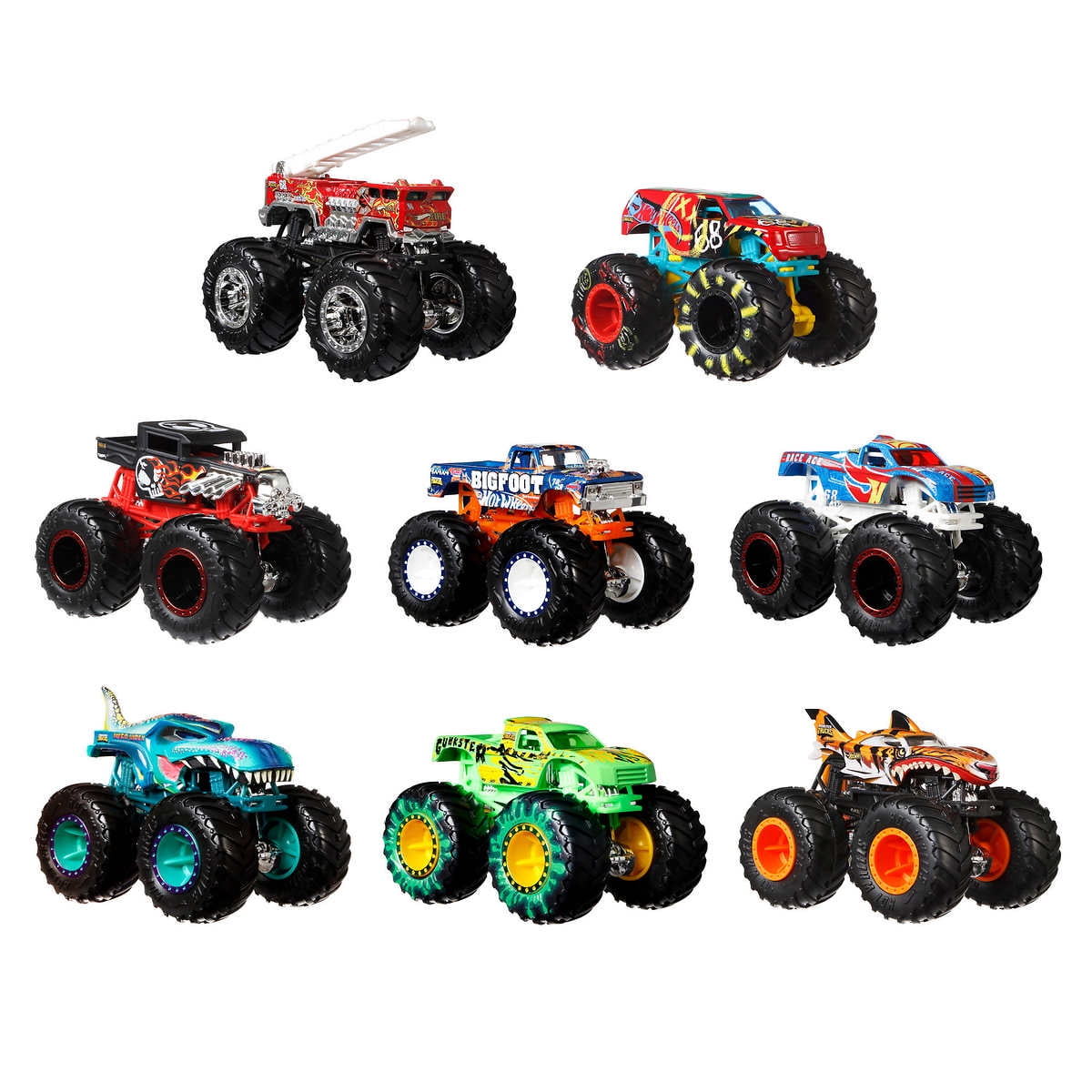 Hot Wheels Monster Trucks 8-pack - Walmart.ca