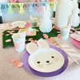 thumbnail image 3 of Easter Bunny  Paper Disposable Tableware Set - 8PCS Plates, Cups With Cups Sleeve, 20 paper napkins, Theme Easter Party Supplies, 3 of 10