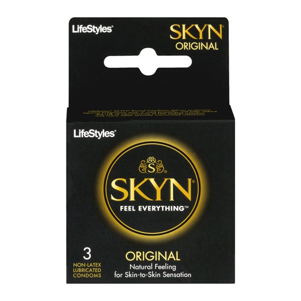 SKYN NonLatex Condoms, Original, 3 Count