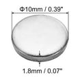 thumbnail image 2 of 10mm Steel Disc, 100Pcs Round Metal Stamping Blanks Tags Circle Stainless Steel Strike Plate DIY, 2 of 7