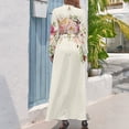 thumbnail image 3 of Vestido largo con ramo de flores de acuarela romántico Vestidos de noche Vestido de noche, 3 of 5