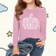 thumbnail image 1 of Blusas y camisas de cuello redondo y manga larga para niños Camisas estampadas de manga larga para Acción de Gracias Camisas lindas de cuello redondo Blusas casuales elegantes Ropa Camisas de cuello r, 1 of 5