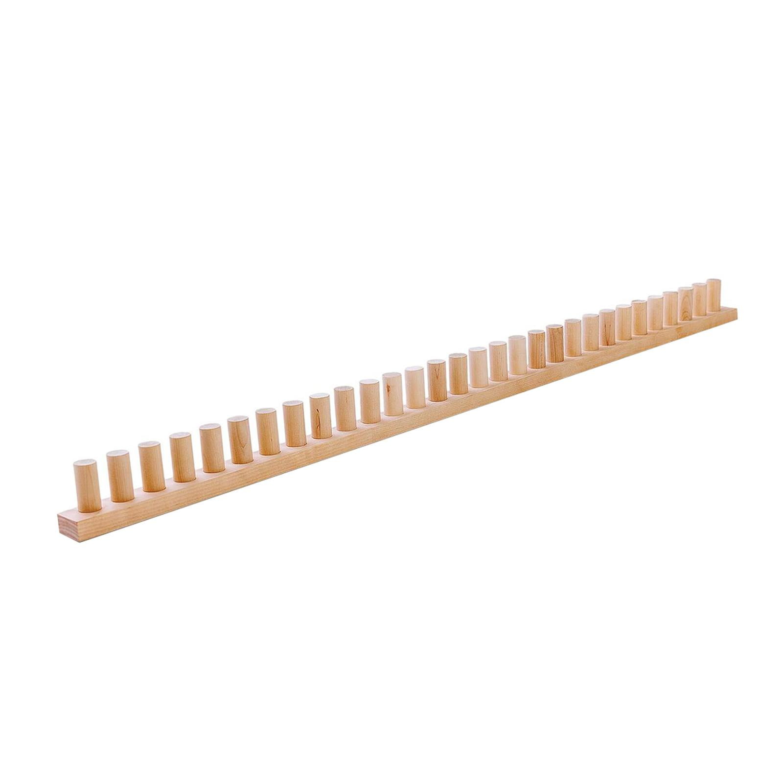 GUOOL Mini Weaving Frame Wooden Frame Hand Knitting Frame Peg Frame Chunky Wooden Blanket Knitting Frame for Relaxing Crafting And Home Decoration for Begin