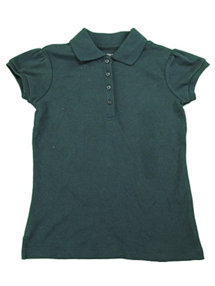 girls navy polo