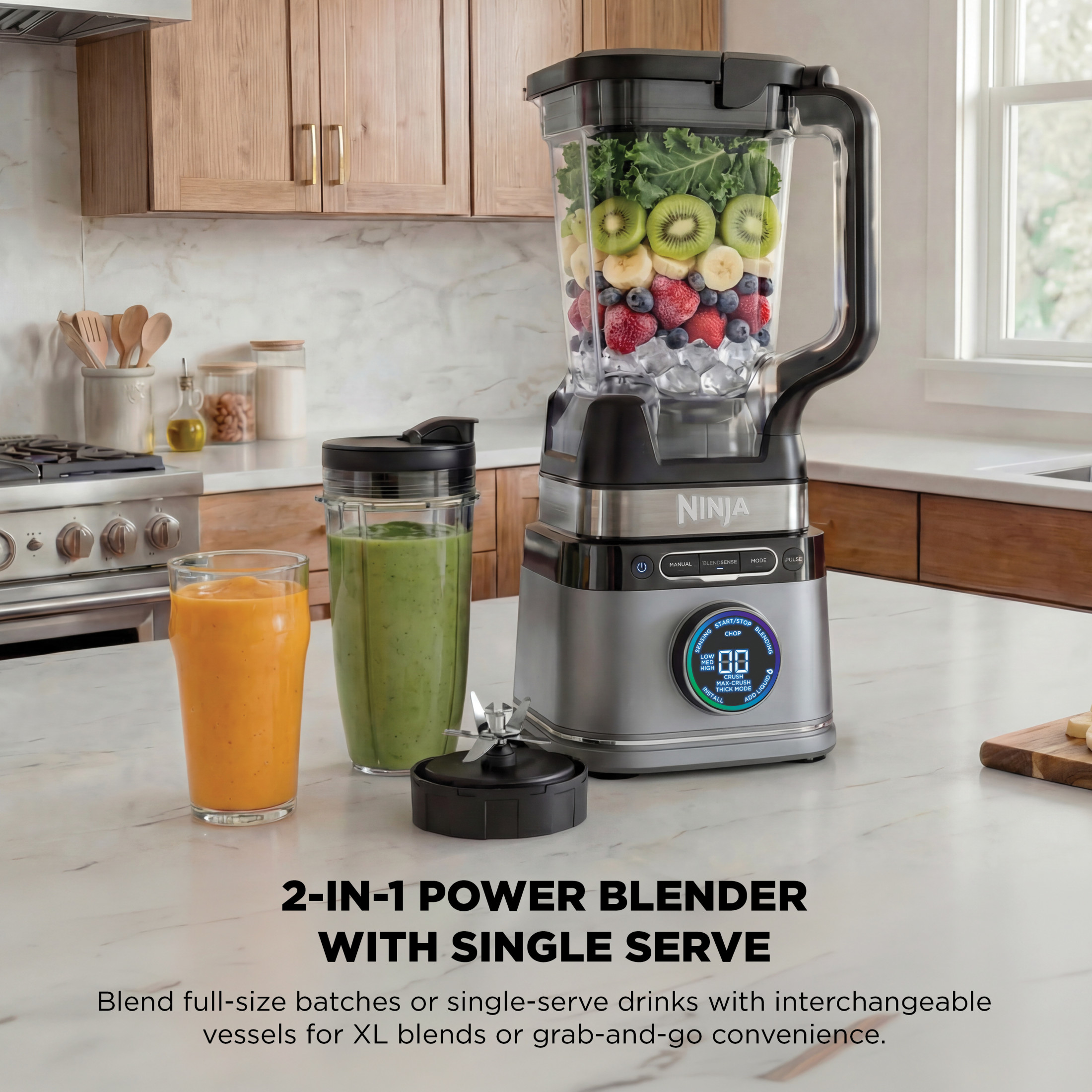 Ninja Detect Duo 72-Oz Blender, 1700W, Silver photo 2