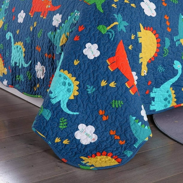 Dinosaur coverlet clearance