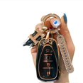 thumbnail image 1 of Car Key Full Cover Vehicle Auto Truck Case Shell Protector Portable Automobile Keychain Part Accessories Replacement for XL 2019 Black, 1 of 7