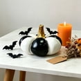 thumbnail image 5 of Black White Pumpkin Decor Resin Pumpkin Figurines Home Decor Table Decor Shelf Decor Mantel Decor Farmhouses Thanksgiving Fall Centerpiece, 5 of 6