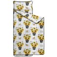 thumbnail image 2 of Sunflower and Bucket White Pattern Teens Toddler Nap Mat with Pillow, Sleeping Mat Bag for Preschool Daycare 59"x22", 2 of 6