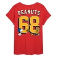 thumbnail image 2 of Peanuts - Franklin Collegiate -Womens Oversized Graphic T-Shirt, 2 of 5