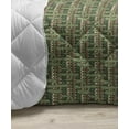 thumbnail image 3 of Butterfly Down Alternative Comforter, Silhouettes and with Swirled Curly Wings on Pastel Color Blots, Microfiber Quilt for All Season, 5 Sizes, Multicolor, by Ambesonne, 3 of 3