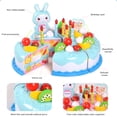 thumbnail image 1 of Juego de 37 piezas de juguetes para cortar tartas de cumpleaños para niños y niñas, juego de simulación de cocina, regalo para niños, 1 of 8
