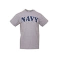 thumbnail image 1 of Mens US Navy Heather Grey Short-Sleeve T-Shirt - Small, 1 of 2