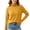 Yellow, variant on Turtleneck Tops for Women Long Sleeve Casual Loose Solid Color Fall Winter Pullover Undershirts(Medium,Yellow)