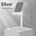 thumbnail image 4 of Worallymy Soporte para teléfono móvil Soporte para teléfono de oficina en casa Soporte para tableta Escritorio ajustable Soporte antideslizante Plata Worallymy JD735805034, 4 of 7