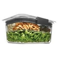thumbnail image 2 of Rubbermaid Brilliance Food Storage Container, Salad and Snack Lunch Combo Kit, Clear, 9 Piece Set, 2 of 5