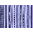 thumbnail image 1 of Ahgly Company Machine Washable Indoor Rectangle Oriental Blue Modern Area Rugs, 8' x 12', 1 of 4