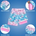 thumbnail image 4 of Boys Swim Trunk with Compression Liner Boxer Brief Double Layer Beach Surf Board Shorts Teen Kids Quick Dry Anti Chafe Swimwear 5-16 Years, 4 of 7