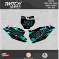 thumbnail image 2 of Kalair GFX Graphics Kit for KTM MOTOCROSS 125SX,150SX,250SX-F,350SX-F and 450SX-F (2016-2018) Twitch Series, 2 of 5