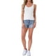 thumbnail image 2 of INSPIRE CHIC Ropa de descanso para mujeres sin mangas, blusa de tirantes suave con cuello en U, camisones casuales sólidos XS blanca, 2 of 6