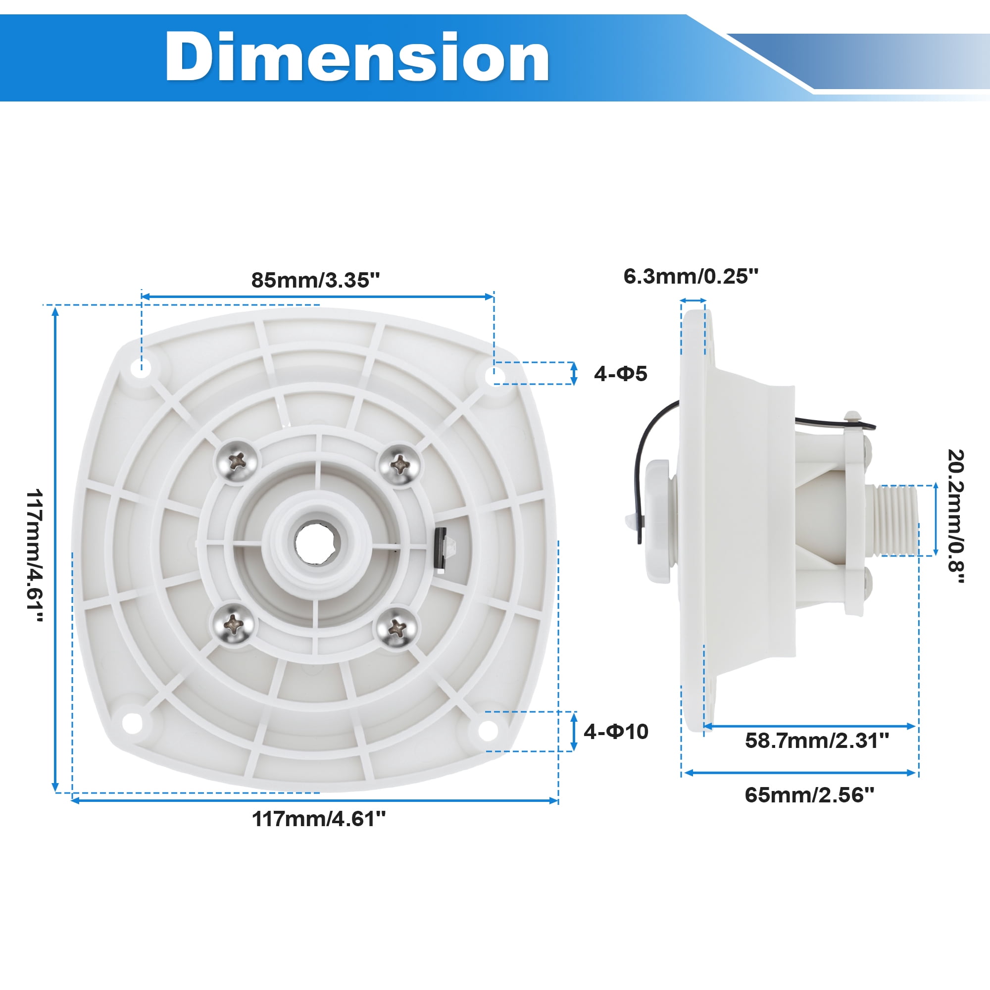Unique Bargains RV Marine Camper Trailer Motorhome Dustproof City Water Inlet Connection