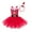 C145/Red, variant on Afdoent Girls Dresses Child Girls Pageant Dress Christmas Party Gown Dresses Xmas Clothes Outfit For Kids 6-7 Years