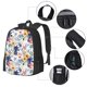 thumbnail image 2 of Fotbe Lilies Flowers Mochila para Hombre y Mujer - Tela Oxford 600D Resistente - Mochila Impermeable de Gran Capacidad para Escuela, Viajes y Senderismo, 2 of 6