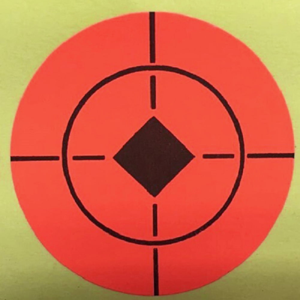 360pcs Target Stickers Self-adhesive Target For Shooting Fluorescent Orange 