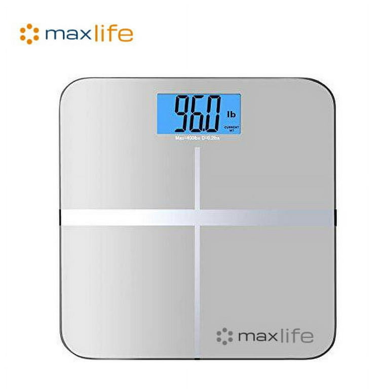 Digital Scale, Body Weight Bathroom Scale 396lb/180kg High Accuracy,  Step-On Technology with Lithium Rechargeable Battery. - Gold, New