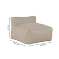 thumbnail image 5 of Puff Individual Solen Beige Kessa Muebles, 5 of 5