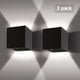 thumbnail image 1 of Aplique de pared interior 10W 2 piezas Impermeable IP65 Ángulo de haz ajustable Aplique de pared moderno Blanco frío 6000K, 1 of 7