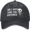thumbnail image 1 of IDK I Just Take The Pictures Cap for Mens Radiology X-Ray Tech Womens Baseball Hats, 1 of 6