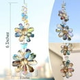 thumbnail image 3 of Dalrosia Crystal Flower Suncatcher Hanging Ornament, Rainbow Maker Window Sun Catcher Indoor Outdoor Patio Garden Decor, 3 of 6