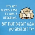 thumbnail image 3 of CafePress - Hug A Hedgehog Women's Dark T Shirt - Women's Traditional Fit Dark T-Shirt, 3 of 4