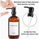 thumbnail image 3 of 2 Pack Amber Soap Dispenser With Stainless Steel Pump,500ml Brown Glass Soap Dispensers, Hand And Dish Soap Dispenser For Kitchen & Bathroom, Refillab, 3 of 5