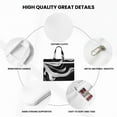 thumbnail image 5 of Pofeuu Abstract Black White Swirls Print Laptop Bag Carrying - Computer Bag Laptop Case Shoulder Slim Work Travel, 5 of 8