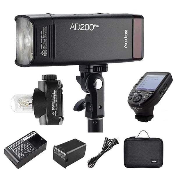 Flash estroboscópico de bolsillo Godox AD200 Pro 200 W TTL para cámara Sony