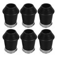 thumbnail image 1 of DEEPCRAFF 6Pcs Drum Damper Pads Rubber Bass Drum Leg Tips Threaded Design Shock Absorbing Black, 1 of 8