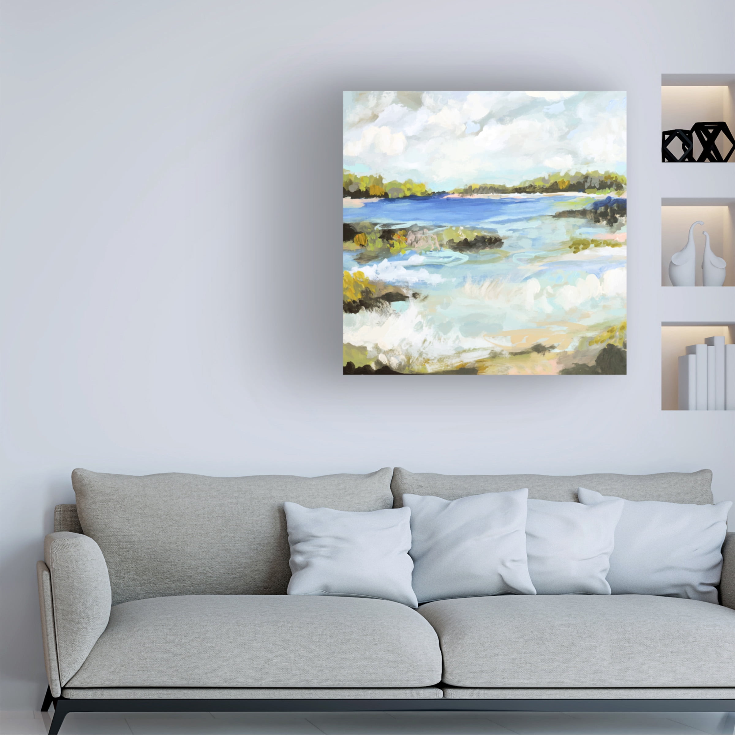 Karen Fields 'Surfscape II' Canvas Art
