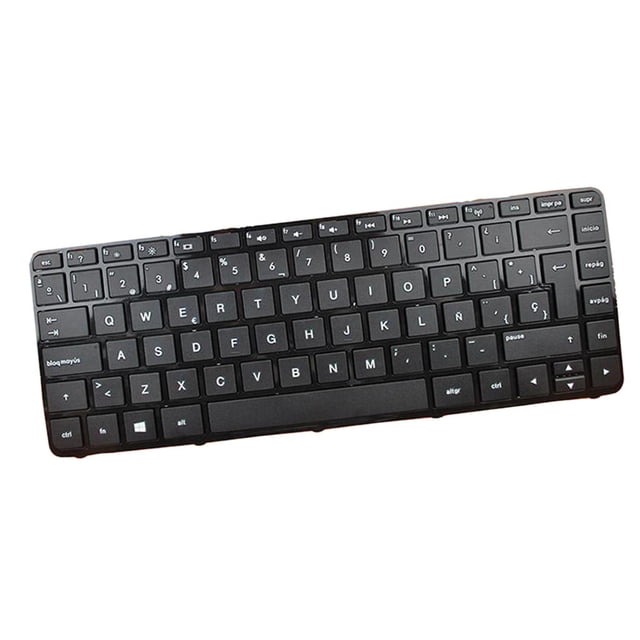Español sin Retroiluminación de Plástico para Pavilion -n200 14-n003la 14-n009la 14-n013la MP-13M56LA-698 PK1314C2A24 Sunnimix Teclado de repuesto para computadora portátil