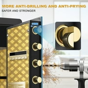 Riflevault 3 Cub Fireproof Safe with LCD Screen and Hidden Password Function, Large Safe with Fireproof Bag